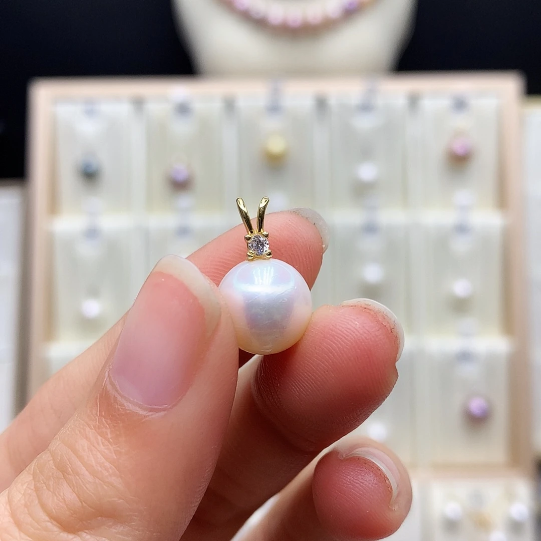 合金淡水珍珠颈饰