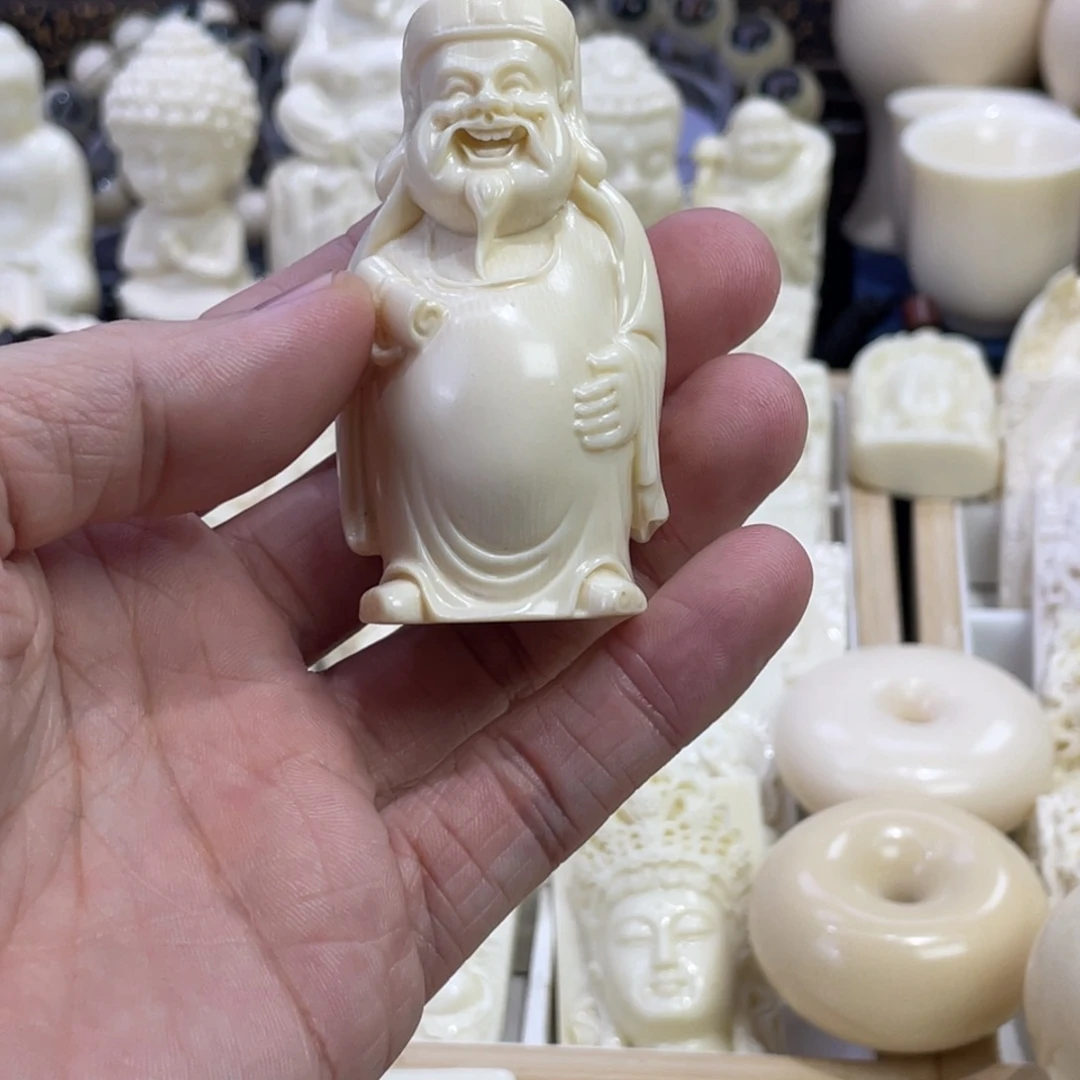 @***毛新骨瓷猛犸财神5885