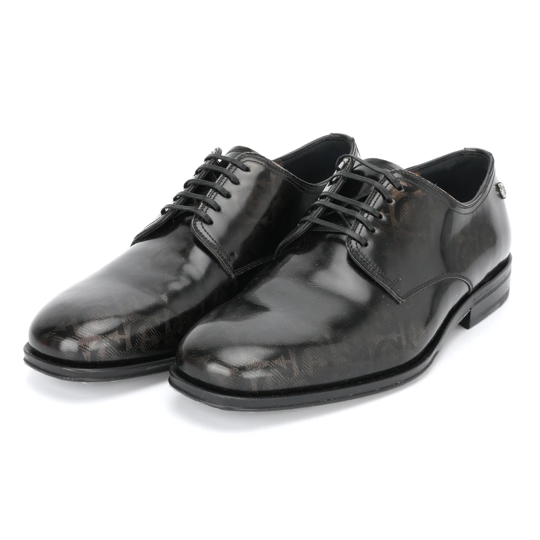 未使用 FERRAGAMO/菲拉格慕 男士真皮商务皮鞋10102477500