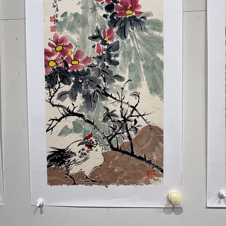 国画林德坤老师花鸟作品