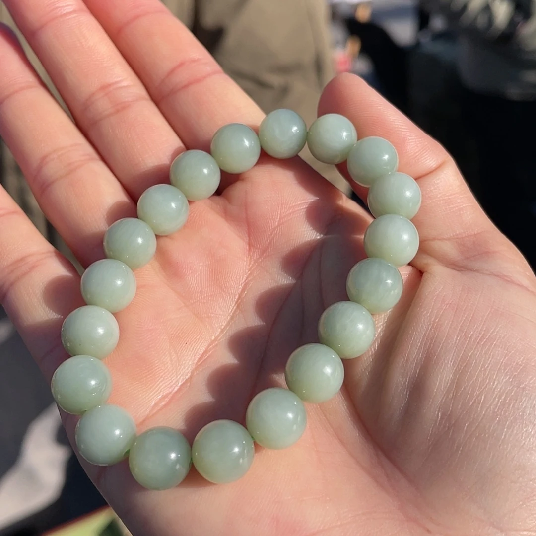 【闪购商品】项链未镶嵌和田玉粉青