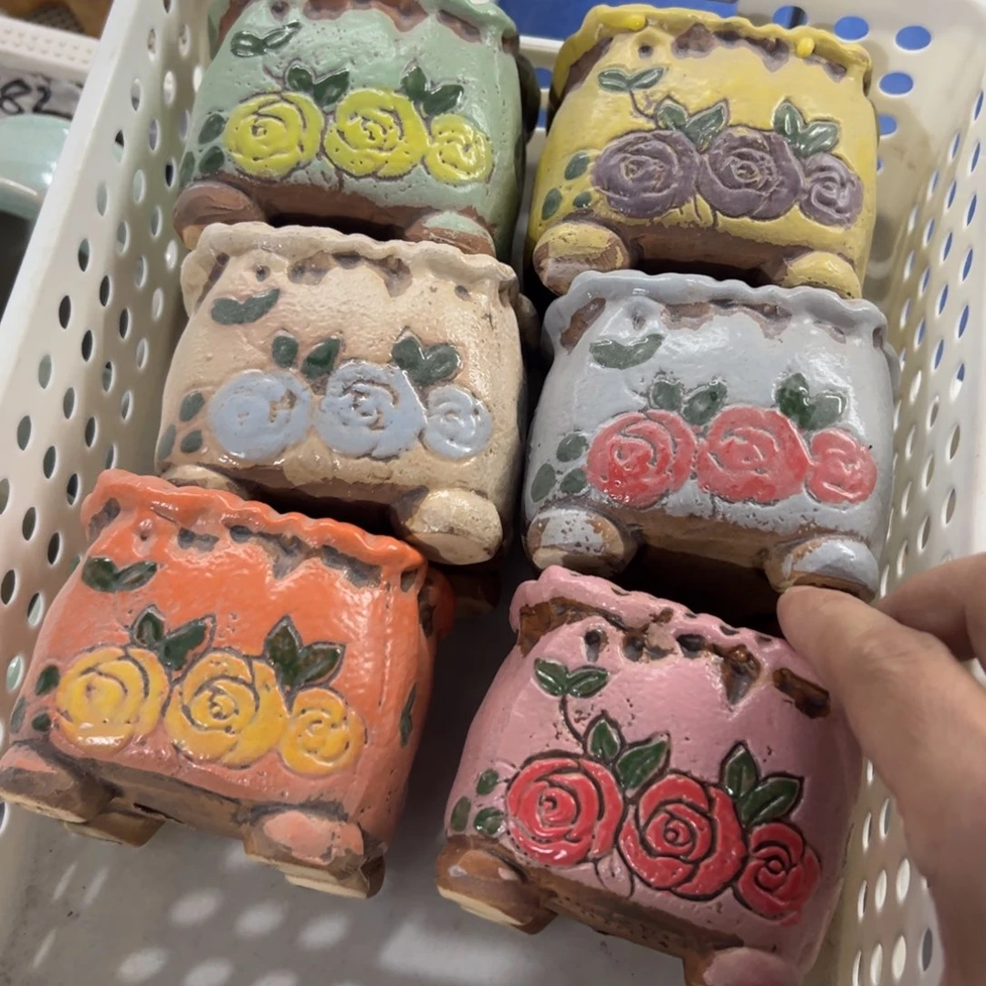 陶瓷多肉小花盆@@1930