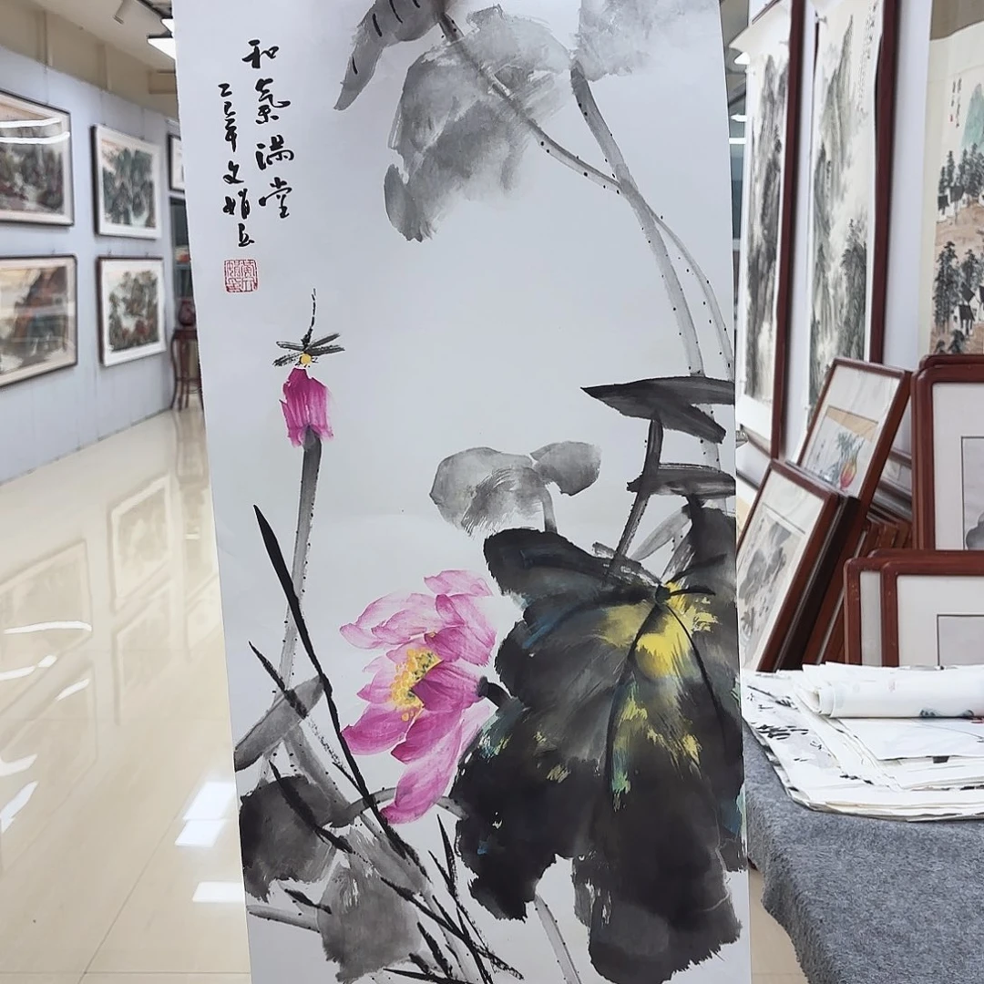 国画国画作品集一个由一位