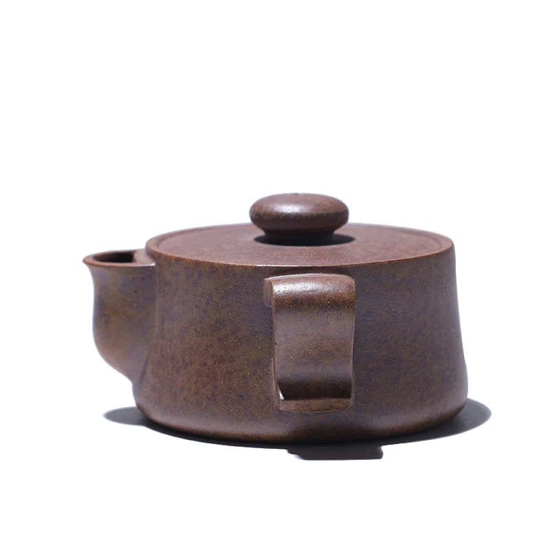 【央广非遗】大吉羊柴烧 紫砂壶茶壶 原矿本山绿泥 吉星高照手抓壶1