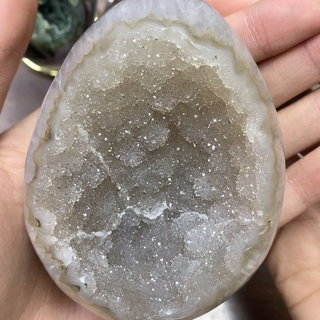 玛瑙/玉髓未镶嵌天然玛瑙龙蛋