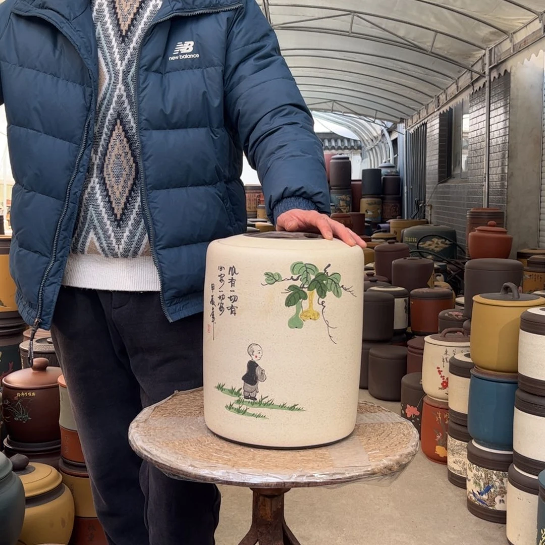 紫砂茶叶罐10-12 饼茶叶罐