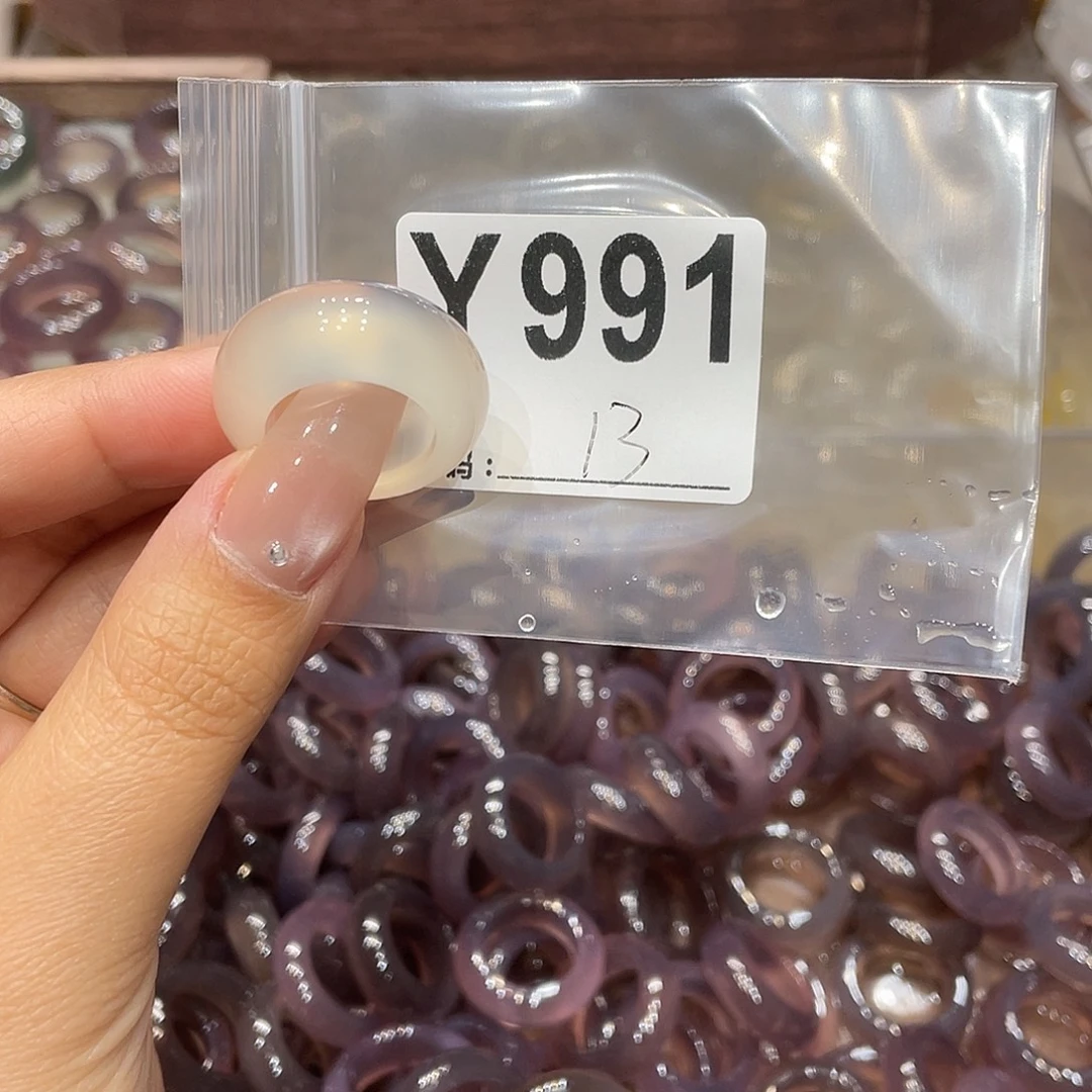 玛瑙/玉髓未镶嵌戒指991