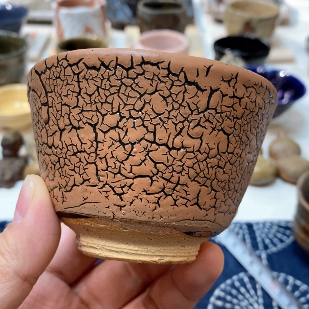 柴烧侘寂粗陶茶具