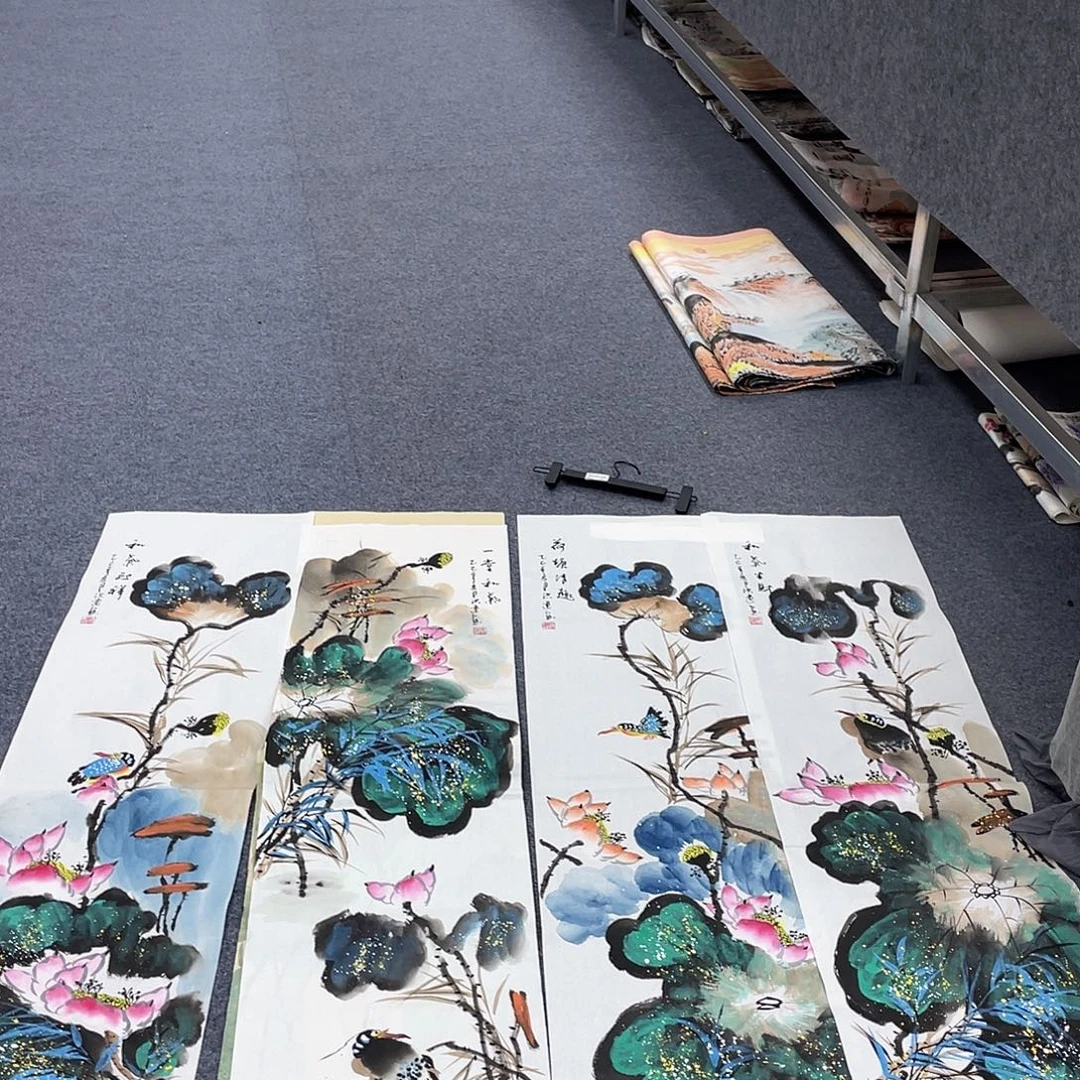 国画作品小姐姐放漏…