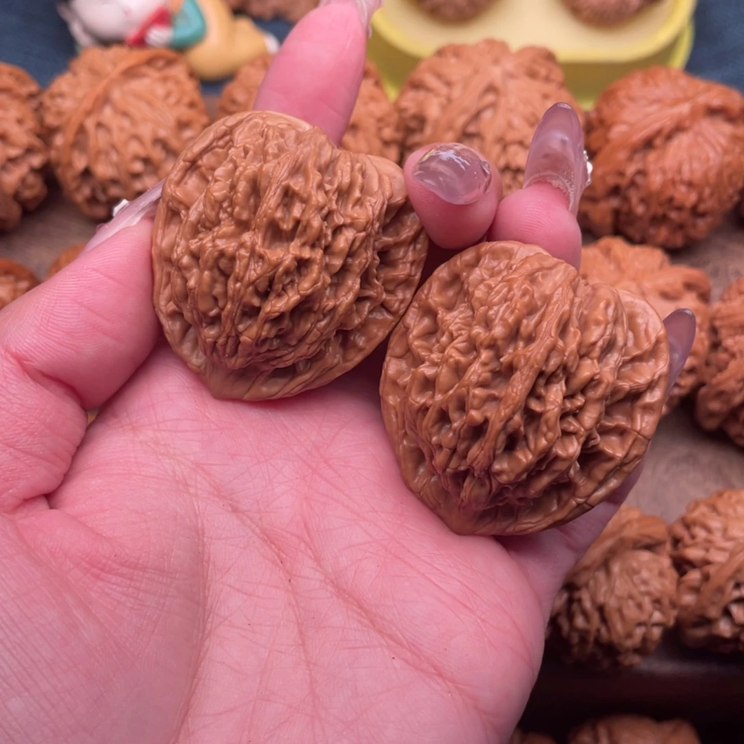 把件文玩核桃全品，原桩毕业桃心虎头41