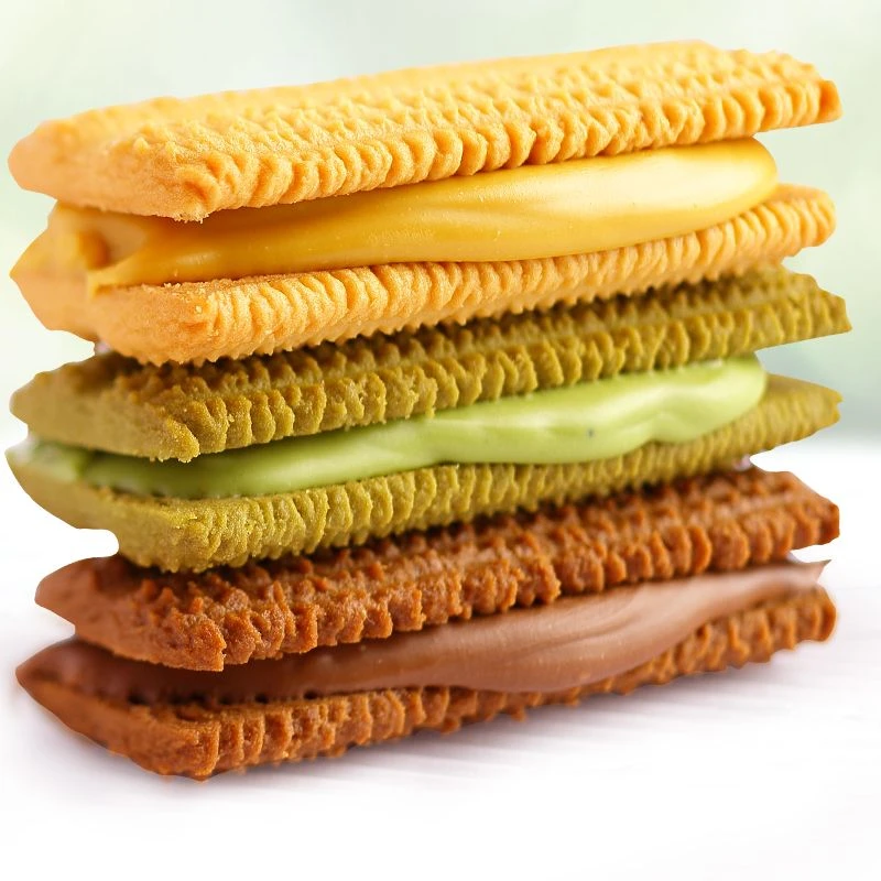 法丽兹夹心曲奇饼干抹茶酸奶芝士巧克力味休闲食品组合下午茶