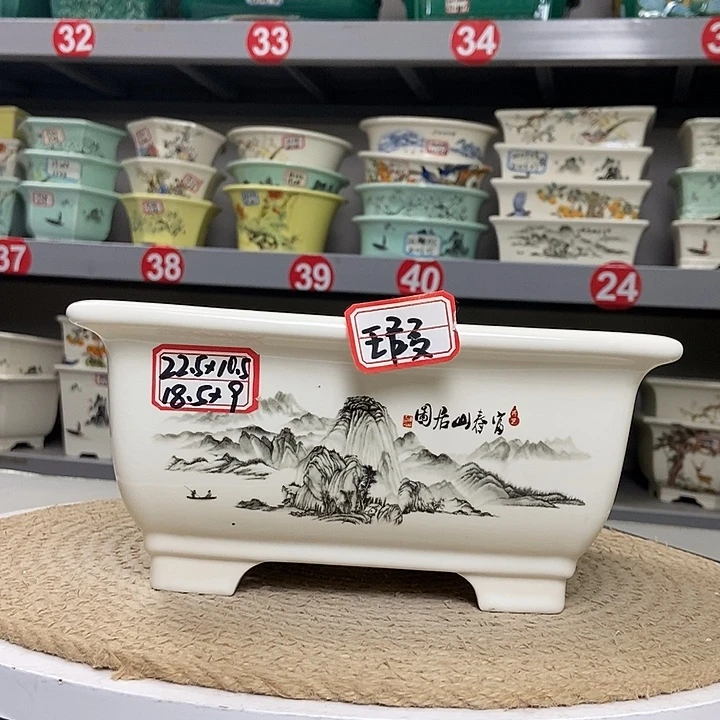 紫砂紫砂花盆5858