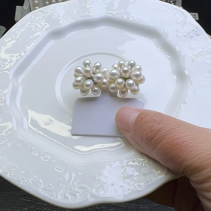 颈饰淡水珍珠银S925镶嵌