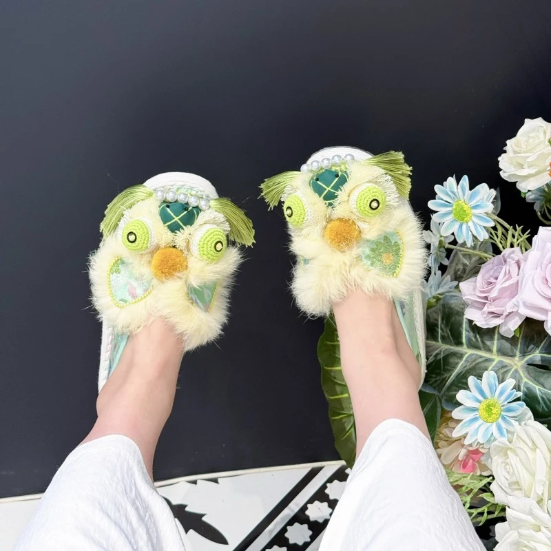 非遗纯手工虎头鞋时尚百搭外穿舒适出游千层底布鞋国潮网红软底鞋