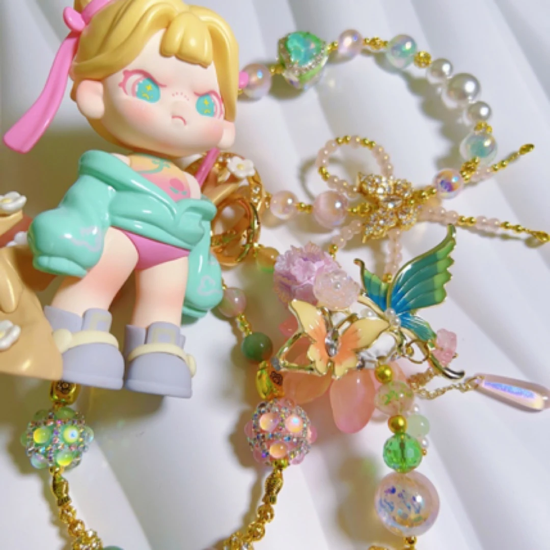 【温妮定制】手工diy手机链包挂车挂钥匙链创意设计