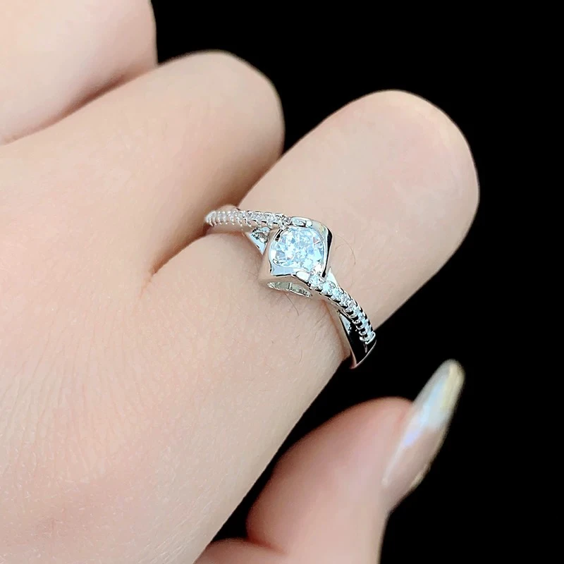 专柜原单天使之吻50分戒指