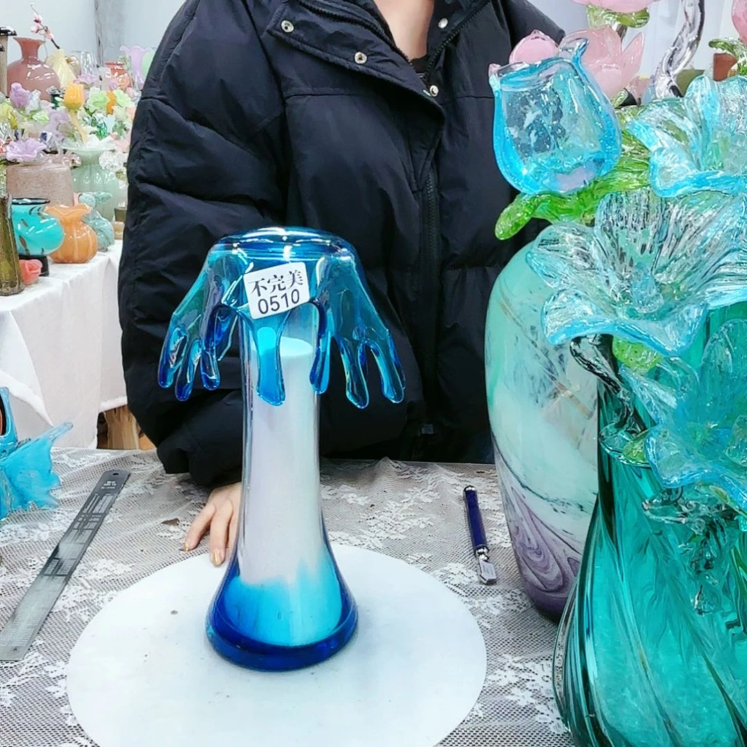 福利不退不换琉璃花瓶艺术品