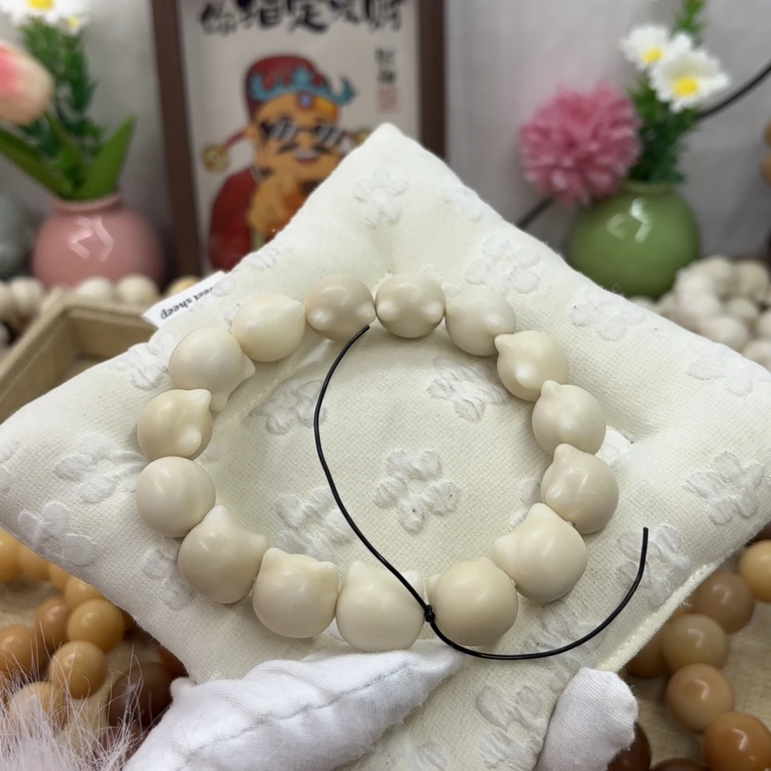 吊坠菩提根/象牙果17干磨微瑕牙果猫头897