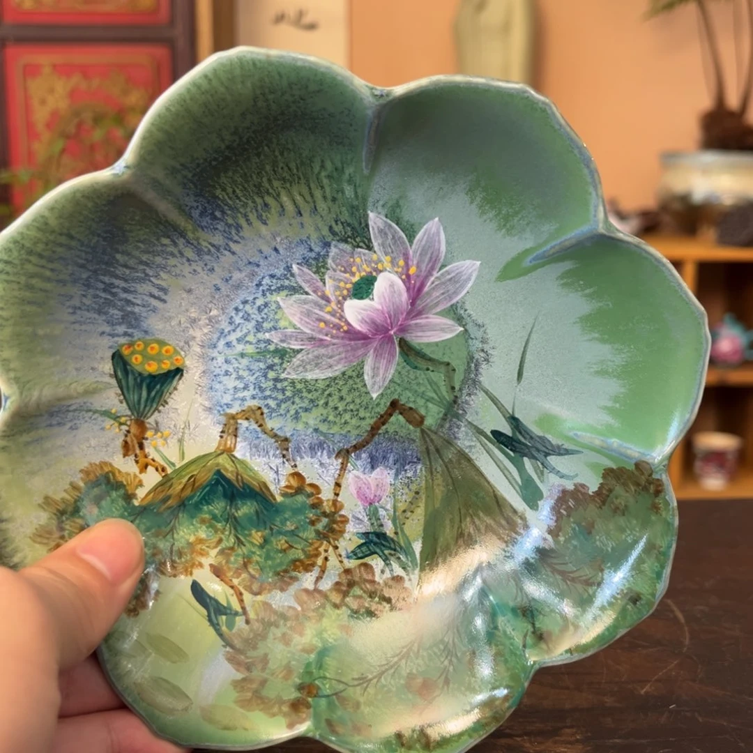 柴烧手工手绘陶瓷