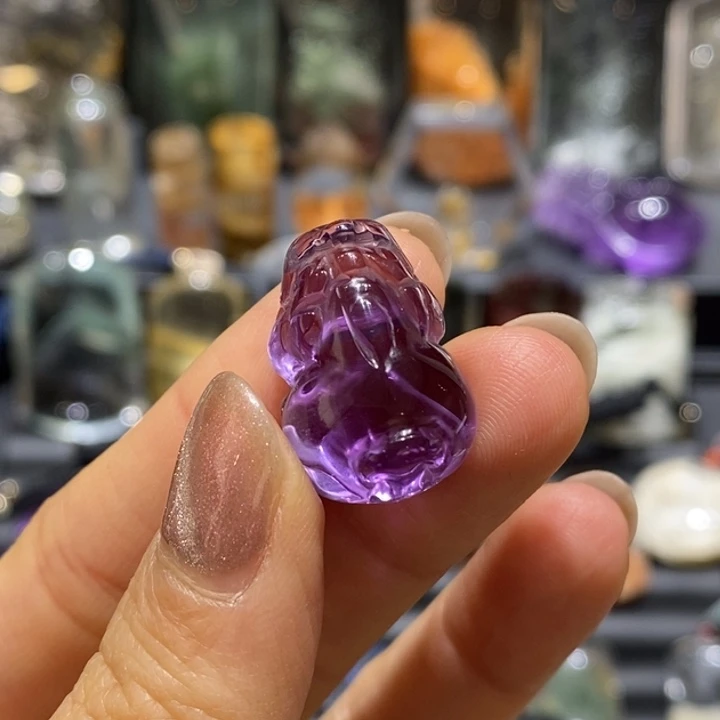 媛***媛颈饰未镶嵌水晶貔貅紫水晶