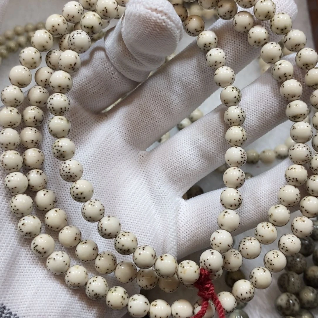 星月菩提手串海*线骨瓷白7