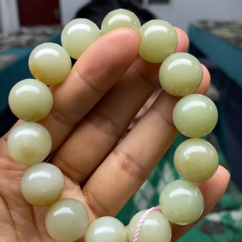 和田玉未镶嵌手链有包容16