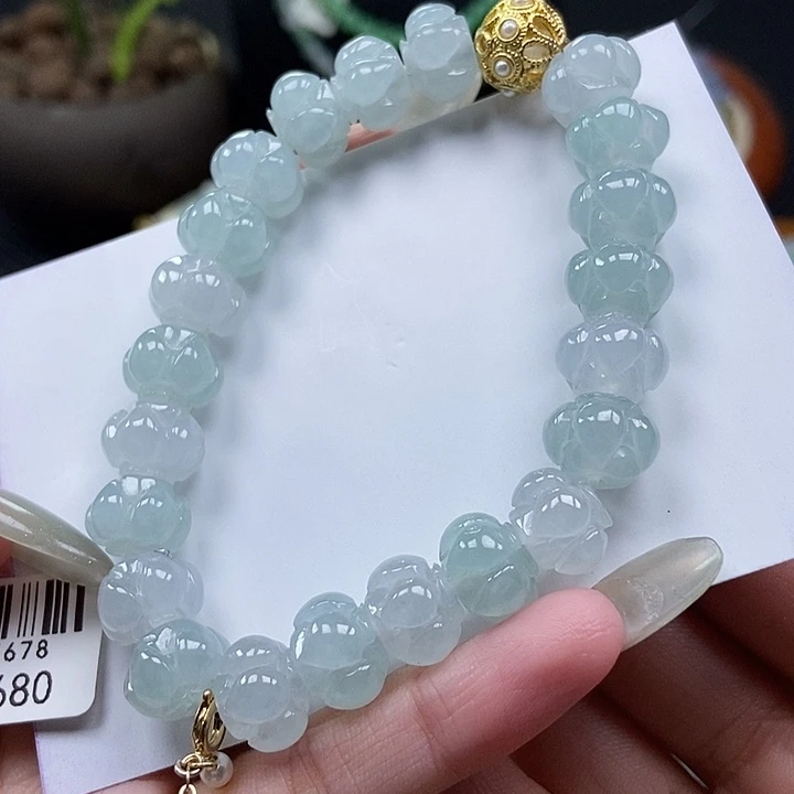 未镶嵌挂件翡翠珠链