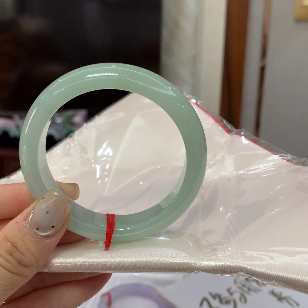 未镶嵌手镯翡翠三天鉴赏期圈口54.7
