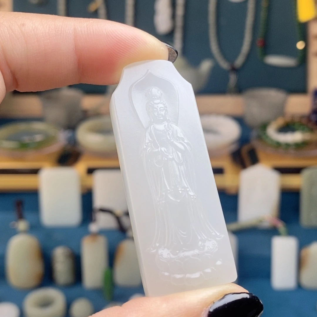 和田玉（糖玉）手链未镶嵌青*
