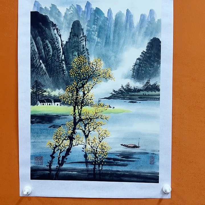 国画黄春香国画作品尺寸68/45