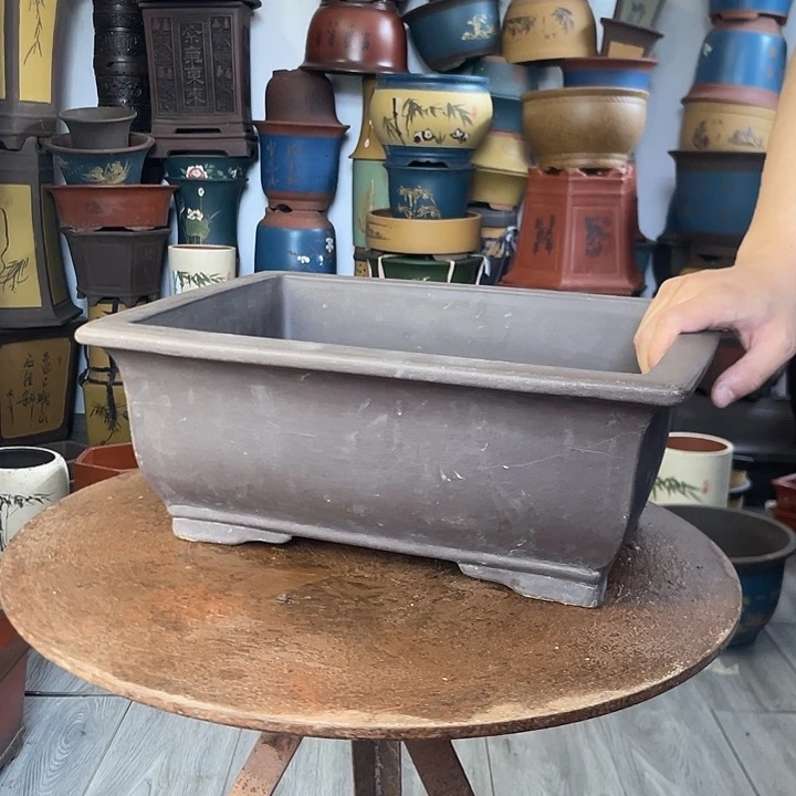 宜兴紫砂40素面马槽