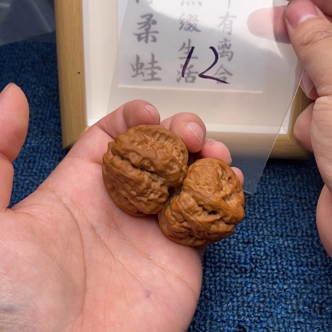 把件文玩核桃蛤蟆头40尺全品，