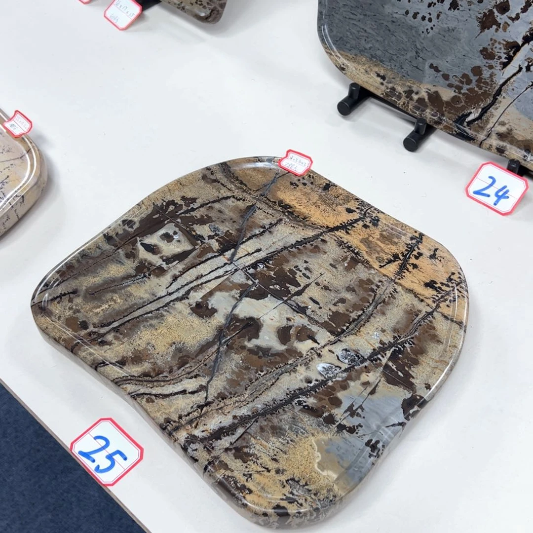 广西石天然国画石干泡台