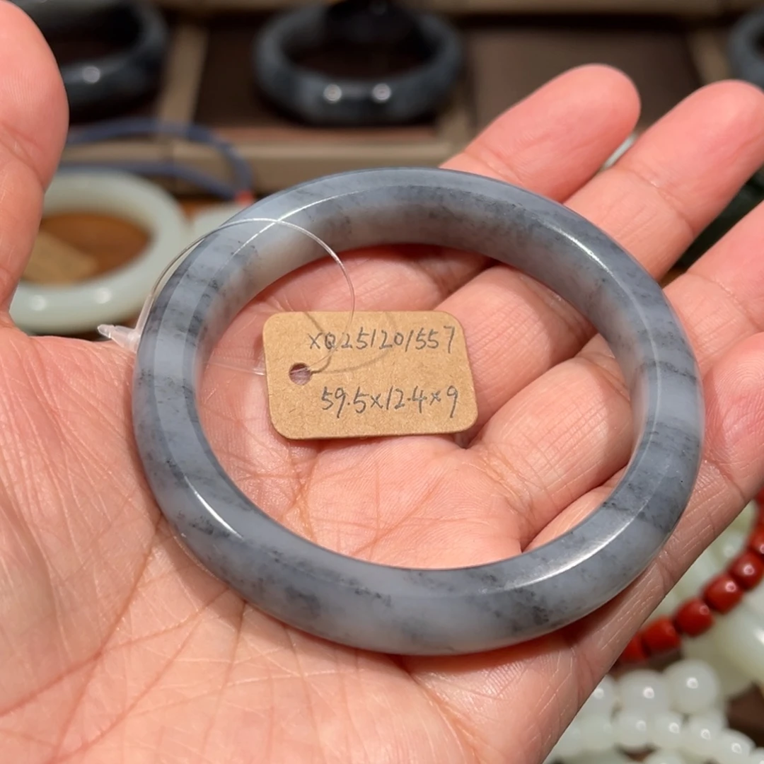 和田玉未镶嵌手镯59.5mm