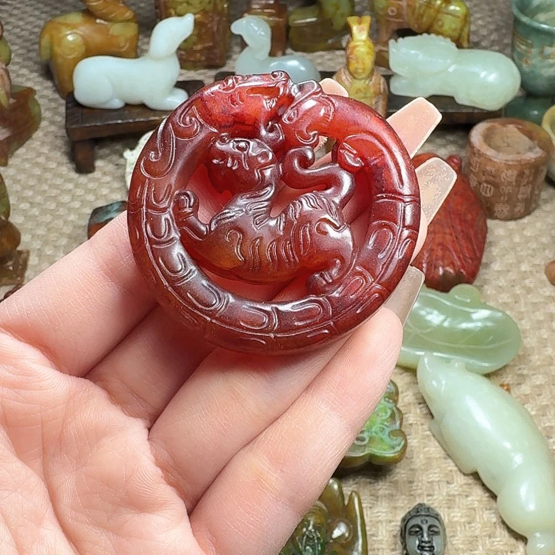 白玉菩提吊坠挂件