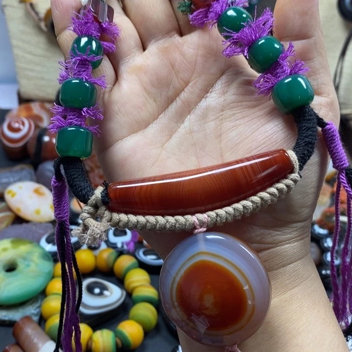 玛瑙/玉髓未镶嵌颈饰