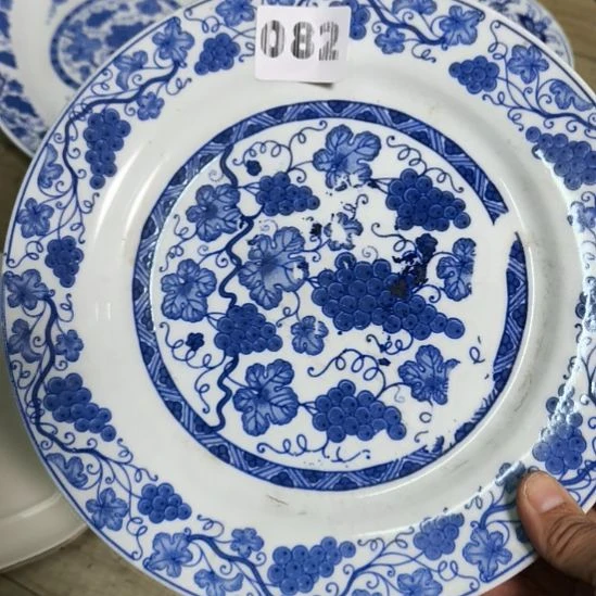 火***焰瓷片磁州窑五厂盘碗壶杯