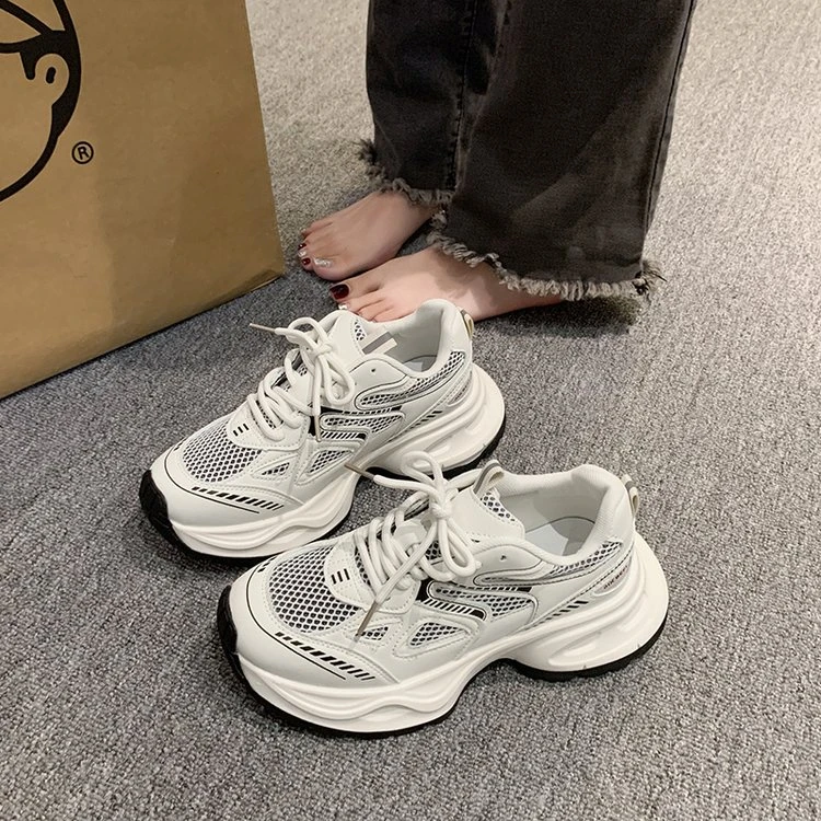 百搭透气厚底休闲百搭女鞋直播间扣号下单