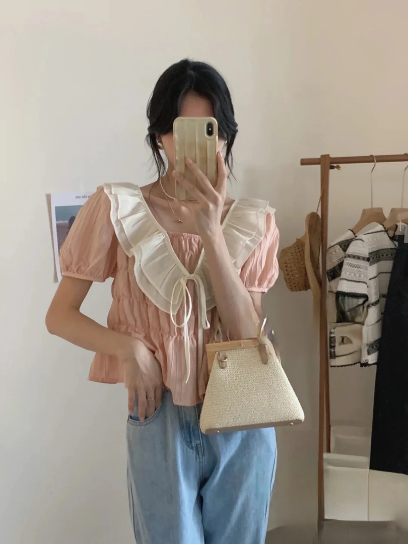 2317时尚百搭衬衫上衣ab