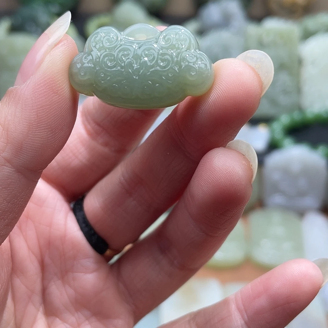 和田玉未镶嵌吊坠(不含链)