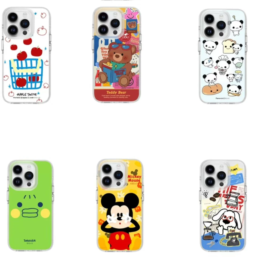 【清仓】圆边气囊IMD卡通碎花老鼠适用苹果16promax网红新款手机壳