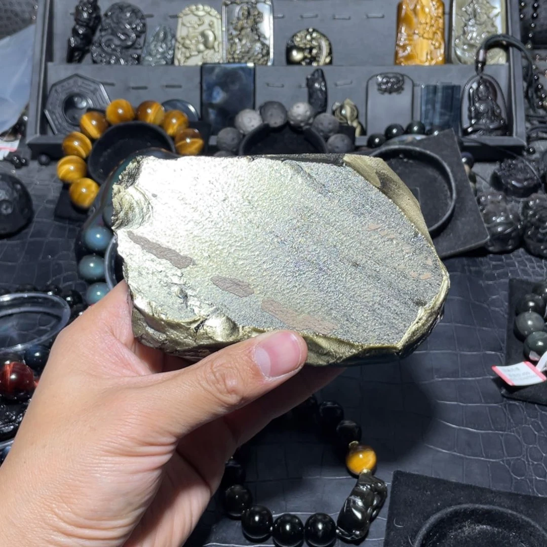 黑曜岩珠宝奇石未镶嵌乾****凯