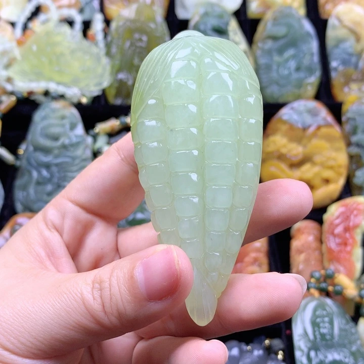 岫玉挂坠未镶嵌挂坠