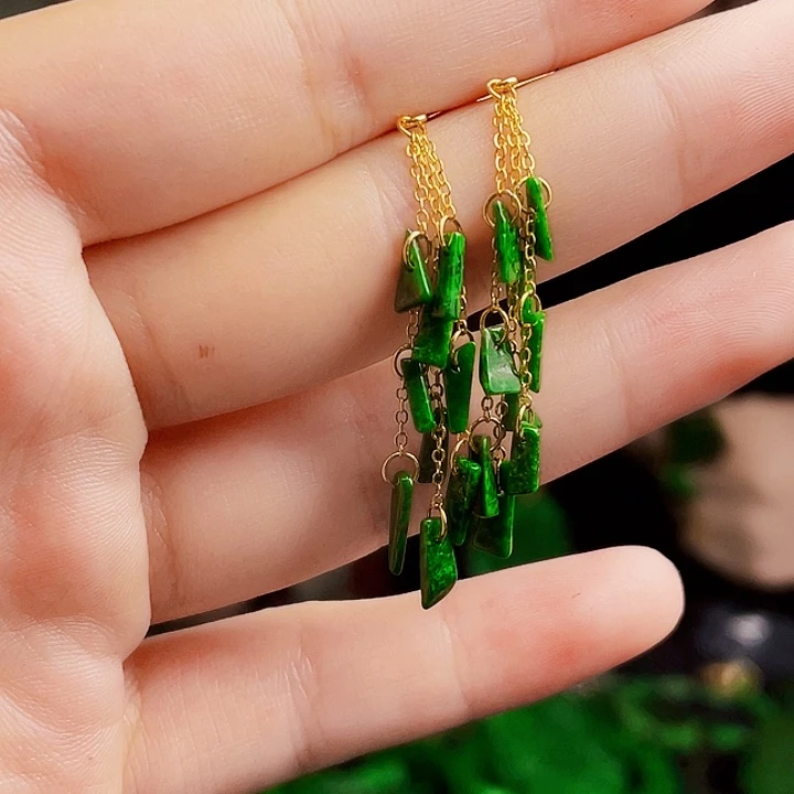 翡翠银S925镶嵌颈饰多样性