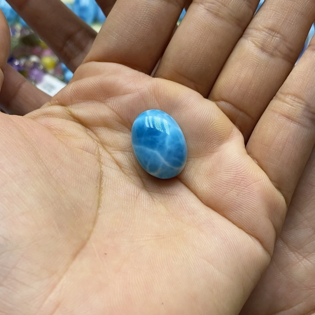 针钠钙石（海纹石）颈饰未镶嵌郁***闷