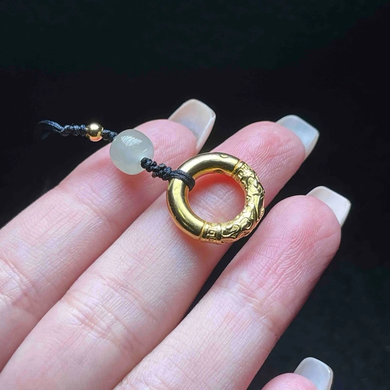 足银银制品 【小魏总珠宝】足银手机挂（3mm ）