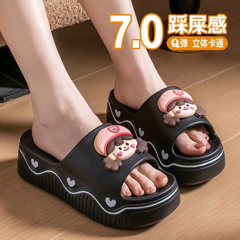 【2231人收藏】EVA厚底外穿拖鞋女款2025夏季新款增高颜值居家卡