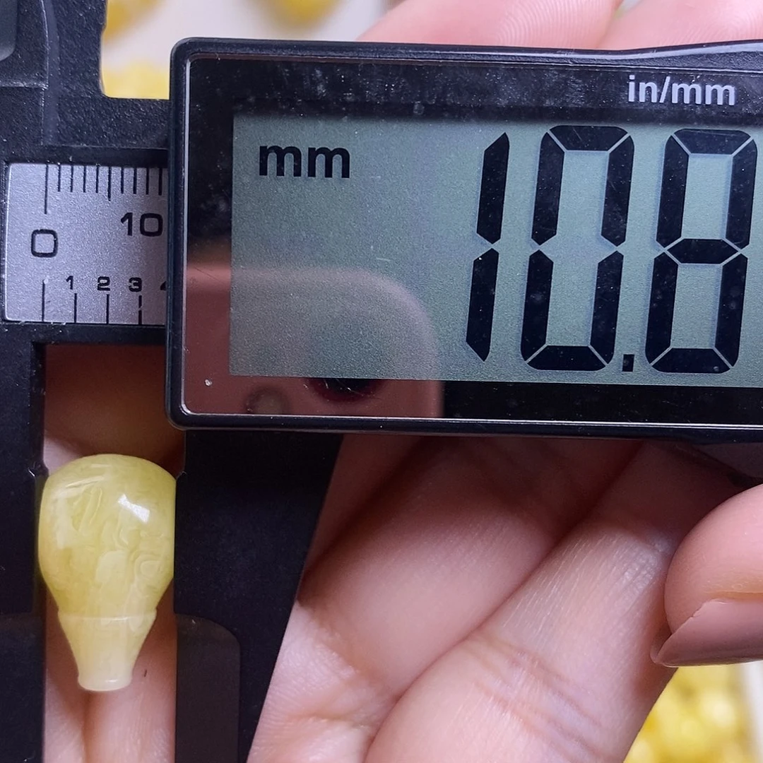 裸石琥珀未镶嵌蜜蜡三通