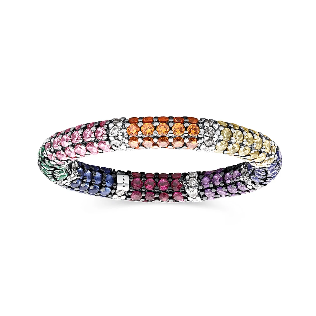 APM Monaco 合金合成锆石戒指 多色微镶戒指Y21423M