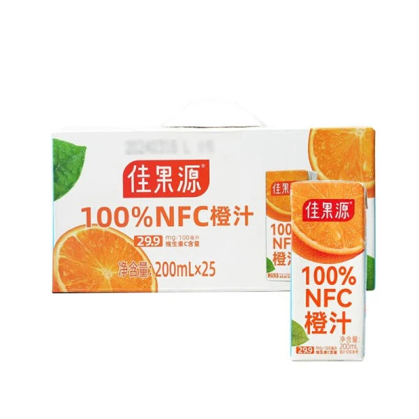 佳果源 100%NFC橙汁 200ml*25